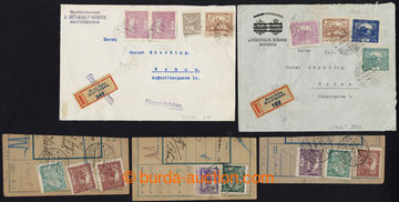 222020 - 1920-1921 Maxa J50, 2x front part commercial envelope/-s sen