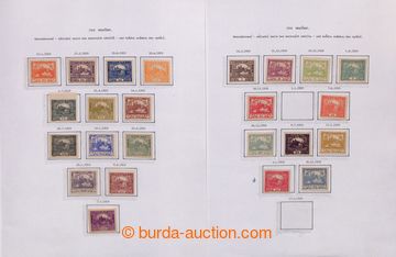 222036 -  [COLLECTIONS]  small semifinished collection on 18 pages wi