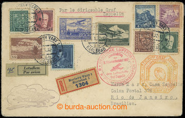 222188 - 1932 ZEPPELIN / 9. SAF 1932, R+Let-dopis do Brazílie, bohat