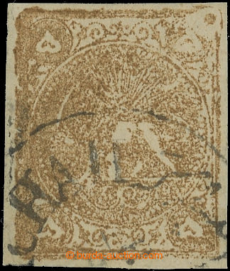 222646 - 1878 Mi.28, Heraldický lev 5Kr zlatá; bezvadný exemplář