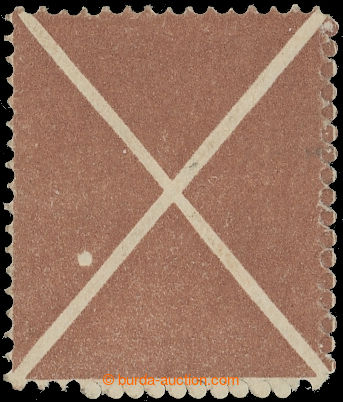 222671 - 1858 ANK.14 AK / St. Andrew's cross large brown from sheet o
