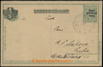 222896 - 1919 Žilina issue (Šrobár's overprint), Hungarian double 