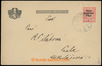 222899 - 1919 CRV12, Žilinské vydání (Šrobárův přetisk), uher