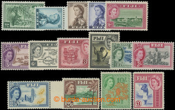 222910 - 1954-1959 SG.280-295, Elizabeth II. - Motives ½P - £1; com