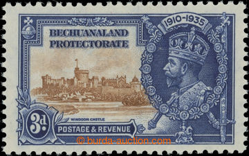 222918 - 1935 SG.113c, Jubilee George V. 3P with plate variety - Ligh