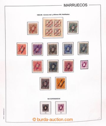 222935 - 1903-1957 [COLLECTIONS]  strong collection on pages Edifil i