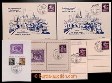 222996 - 1943 PR113/ PaL, PaD, BÜNN 1/ Tag der Briefmarke 10.1.1943,