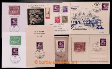 222997 - 1943 PR114/ PaL, PaD, IGLAU 1/ Tag der Briefmarke 10.1.1943,