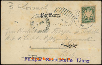 223274 - 1899 manoeuvres / FELDPOST-SAMMELSTELLE LIENZ transit postma