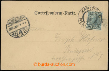223281 - 1903 CZECH LANDS  postcard (K. Vary, race-ground) with 5h Fr