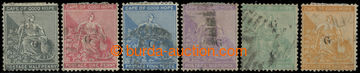 223438 - 1879 GRIQUALAND / SG.24-29, overprints G (type 17) on stamps