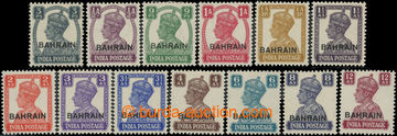223470 - 1942-1945 SG.38-50, George VI. with overprint BAHRAIN 3P - 1