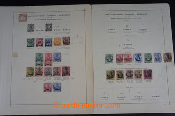 223497 - 1890-1918 [SBÍRKY]  část sbírky na 14 listech ze zásobn