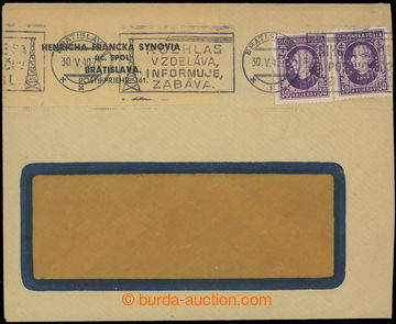 223501 - 1940 Maxa H17, identification letter franked with. 2 pcs of 