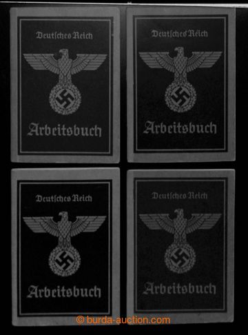 223641 - 1941-1943 [COLLECTIONS]  GERMANY / EMPLOYMENT BOOK  comp. 4 