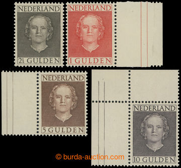 223670 - 1949 Mi.540-543, Queen Julia 1G - 10G; complete VF, 1G and 5