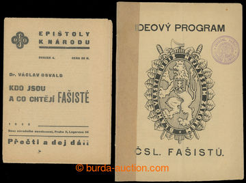 223717 - 1925-1938 Czechoslovakia / ČESKOSLOVENSKÝ FAŠISMUS  comp.