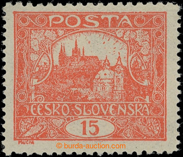 223821 -  Pof.7G IIs, 15h bricky red, line perforation 11½ : 13¾; h