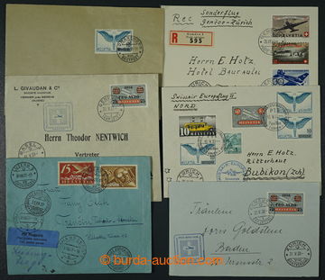 223872 - 1905-1946 SELECTION of / 19 entires, i.a. 13x airmails, from