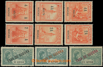 223900 - 1925 SLUŽEBNÍ / PORTO Mi.1-3 + 2A - 4A; bezvadné, kat. 80