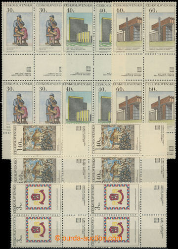 223919 - 1968 Pof.K1682-1687, New Prague, complete set + K + stamp. +