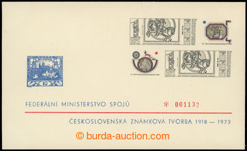 223991 - 1973 VT4a, Známková tvorba, číslovaný, mj. otisk původ