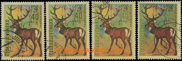 224005 - 1966 Pof.1568VV, Game 40h, comp. 4 pcs of stamp. with postup