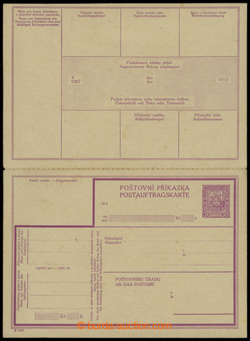 224276 - 1927 CPV11B, příkazka Znak 30h fialová, kompletní, česk