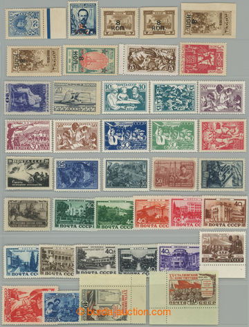 224434 - 1925-1951 SESTAVA / vybraných známek a sérií, obsahuje m
