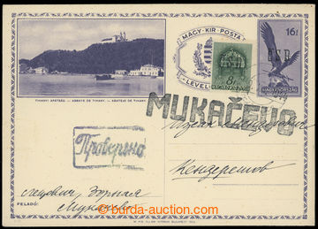 224440 - 1944 MUKACHEVO / local issue overprint Czechoslovakia on/for