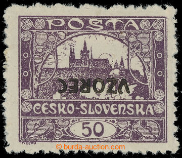 224536 -  Pof.15Dvz Pp, 50h violet with line perforation 11½ with in