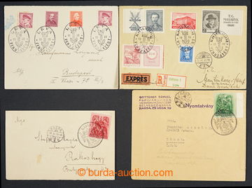224723 - 1938 comp. 4 pcs of from part/-s philatelically influenced l