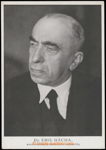 224913 - 1938 EMIL HÁCHA / protektorátní prezident, oficiální po