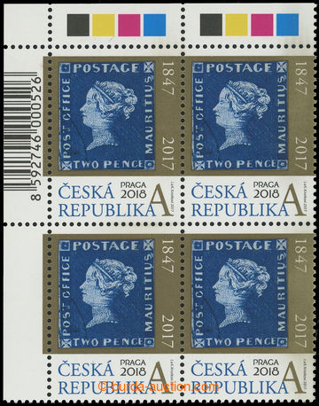 224933 - 2017 Pof.942, Mauricius in Czech Rep. A, light blue shade st