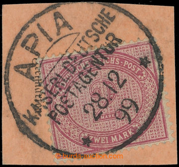224965 - 1899 Mi.V37f VIII, forerunner Numeral in Oval 2M red carmine
