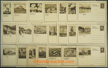 225047 - 1945 [SBÍRKY] CDV81/1-36, hledaná kompletní série obrazo