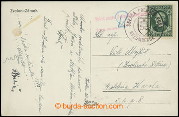 225048 - 1939 CAPAIGN IN POLAND / postcard (Zvolen) sent to FP No.8 w