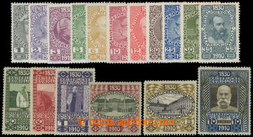 225119 - 1910 ANK.161-177, Franz Joseph I. Jubilee 1h-10K; very fine,