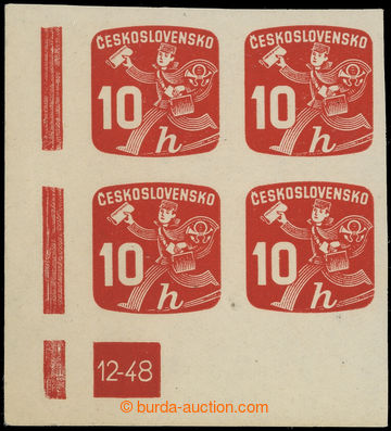 225310 - 1945 Pof.NV24 plate number, Newspaper stamp 10h, L corner bl
