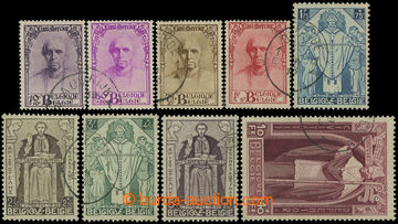 225335 - 1932 Mi.333-341, Kardinál Mercier 10C+10C - 10Fr+40Fr; raz.