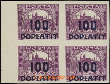 225348 - 1922 Pof.DL27, Postage Due - overprint issue Hradcany 100/10