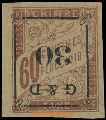 225491 - 1903 Mi.13I K, Postage due stamp 30C/60C dark brown with inv