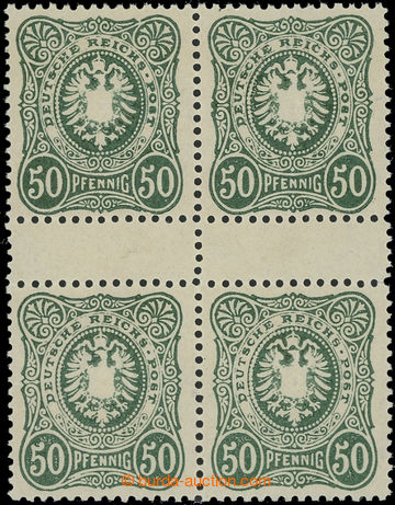 225603 - 1880 Mi.44IIbaZS, two joined vertical gutter pairs Numerals 