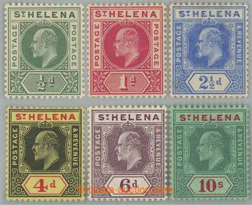 225710 - 1903-1908 SG.53-54, 64-70, Edward VII. 1/2-1P (1902) and 2½