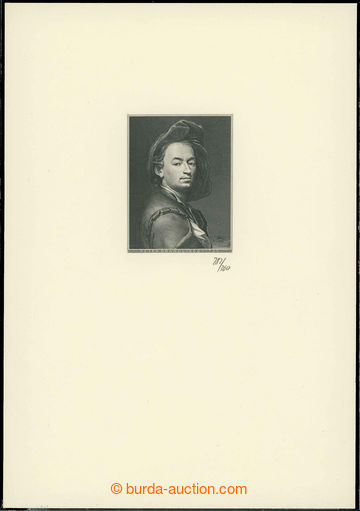 225850 - 1967 NÁVRH / master die, portrait P. Brandla, used for stam