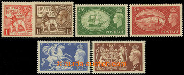 225892 - 1925-1951 SG.432-433, 509-512, Jiří V. 1P - 1½P + Jiří 