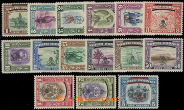 225909 - 1947 SG.335-349, Motives 1C - $5; hinged, c.v.. £95
