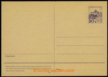 225911 - 1968 PLATE PROOF  CDV161, Prague 30h brown, in violet color 