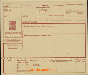 225935 - 1939 CTU1a, telegram with posečkaným account, Linden Leave