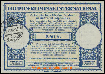 225937 - 1940 CMO4, international reply coupon with value 2,60K, with